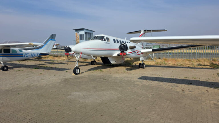 Aircraft at Eros Airport Windhoek Namibia